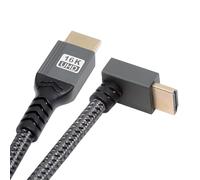 NFHK Cable HDMI 2.2 tipo A macho a HDMI macho ángulo ascendente de 90 grados para televisores HDTV, portátiles y monitores de escritorio (200 cm).