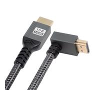 NFHK Cable HDMI 2.2 tipo A macho a HDMI macho ángulo descendente de 90 grados para televisores HDTV, portátiles y monitores de escritorio (200 cm).