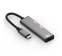 NFHK Cable USB-C Tipo-C a HDMI 4K a 120 Hz, convertidor USB 3.0 OTG, Adaptador multipuerto HDTV con Puerto de alimentación PD Hembra de 100 W.