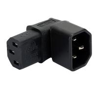 NFHK IEC macho C14 a dirección ascendente en ángulo recto 90 grados IEC hembra C13 adaptador de extensión de alimentación convertidor de CA