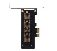 NFHK Low Profile PCI-E 3.0 x1 Lane to M.2 NGFF M-Key SSD Nvme AHCI PCI Express Adapter Card