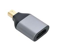 NFHK Mini DisplayPort DP fuente a HDMI fregadero pantallas 4K a 60hz Ultra HD convertidor adaptador para portátil Mac