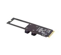 NFHK NGFF Key B+M PCI Express a SATA 3.0 6Gbps Dual Puertos Vertical Adaptador Convertidor Disco Duro Tarjeta de Extensión JMB582 2280