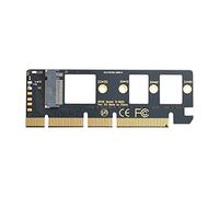 NFHK NGFF M-Key NVME M.2 SSD to PCI-E Express 3.0 16x X4 Adapter Without Bracket