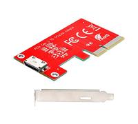 NFHK PCI-E 3.0 Express 4.0 x4 a Oculink SFF-8612 SFF-8611 adaptador de host para PCIe SSD con soporte