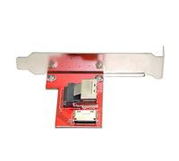 NFHK PCI-Express 4.0 Mini SAS SFF-8087 a Oculink SFF-8611 SFF-8612 PCBA Adaptador hembra con soporte