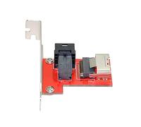NFHK PCI-Express 4.0 Mini SAS SFF-8087 a SAS HD SFF-8643 PCBA adaptador hembra con soporte