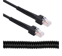 NFHK RJ45 Cat6 8P8C UTP macho a macho cable en espiral LAN Ethernet Cable de conexión de red 100 cm