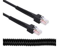 NFHK RJ45 Cat6 8P8C UTP macho a macho Stretch Coiled Cable Lan Ethernet Red Patch Cord 200cm