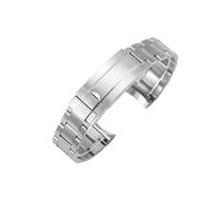 NFJNFCF 20 mm 21 mm, resistentes a la corrosión, resistentes al agua, compatibles con correa de reloj Rolex Male Daytona Submariner Green Black Water Ghost King, 21mm-No Log, Metal, Sin piedra