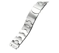 NFJNFCF Compatible Con El Reloj Swatch YCS Yas YGS IRONY, Reloj De Acero Fino For Hombre Y Mujer Con Accesorios De 19 Mm Y 17 Mm.(Silver,19mm)