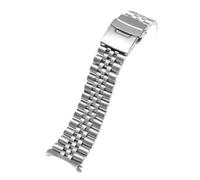NFJNFCF Correa De Acero For Buceo Compatible Con Reloj Casio Duro MDV107-1A MDV106-1A De 22 Mm. Repuestos For Pulsera.(Silver-5)