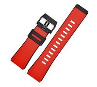 NFJNFCF Correa de Goma Compatible con Casio G-SHOCK Octagonal GA 2000 GA-2000-1A2 PRG-650 Correa de Reloj Pulsera Impermeable Pulsera Deportiva de Silicona 24 mm(Red)