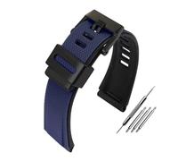 NFJNFCF Correa de Goma Compatible con Casio G-SHOCK Octagonal GA 2000 GA-2000-1A2 PRG-650 Correa de Reloj Pulsera Impermeable Pulsera Deportiva de Silicona 24 mm(Dark blue)