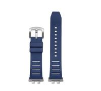 NFJNFCF Correa de reloj compatible con Casio GMW-B5000 GM-B2100 GMB2100 GMC-B2100 MRG-B2100D Correa de reloj de goma Correa de repuesto Pulsera de eslabones(Blue-silver pin)