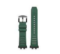 NFJNFCF Correa de reloj compatible con Casio GMW-B5000 GM-B2100 GMB2100 GMC-B2100 MRG-B2100D Correa de reloj de goma Correa de repuesto Pulsera de eslabones(Green-black pin)