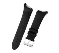 NFJNFCF Correa De Reloj De Silicona con Interfaz Oblicua De Extremo Compatible con La Serie Hamilton Adventure H24655331 Elvis Presley Hombres De Correa Negra 25 Mm(Black-Steel)
