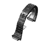 NFJNFCF Correa de reloj modificada GA2100 compatible con Casio GA-2100, correa de acero inoxidable, metal, serie GA-B2100, accesorios for relojes de hombre.(Black-strap)
