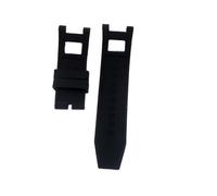 NFJNFCF Correa de repuesto de silicona negra de 28 mm, cómoda, compatible con Invicta Subaqua Noma III de 50 mm, resistente al agua.(Noir)