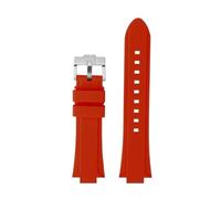 NFJNFCF Correa de silicona modificada compatible con Casio EFR-S108D, EFS-S570, ECB-10YDC, accesorios for relojes deportivos.(Red silver pin,EFS-S570)