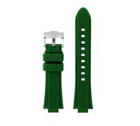 NFJNFCF Correa de silicona modificada compatible con Casio EFR-S108D, EFS-S570, ECB-10YDC, accesorios for relojes deportivos.(Green silver pin,EFR-S108D)