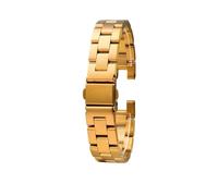 NFJNFCF Correas de reloj deportivo de cuero genuino Pulsera de mujer Cinturón de acero inoxidable de silicona Compatible con accesorios de reloj inteligente Garmin Lily(Silver white)