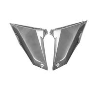 NFJNFCF Panel de Entrada de Aire for carenado Lateral Izquierdo o Derecho de Fibra de Carbono for Motocicleta, Compatible con Yamaha MT-09 FZ-09 2017-2020(Grey-1 Set)