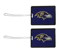 NFL Baltimore Ravens - Etiqueta de vinilo para equipaje, 2 unidades, color morado