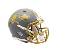 Riddell Slate Speed Mini Casco, Adultos Unisex, Baltimore Ravens