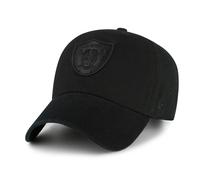 '47 Las Vegas Raiders Clean Up Gorra de béisbol unisex con cierre de correa ajustable, talla única, logotipo del equipo, color negro, Negro , Talla única