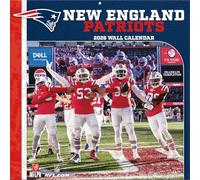 NFL Calendario de pared 2026 30 x 60 cm New England Patriots