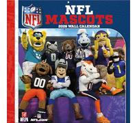 NFL - Calendario de pared 2026, 30 x 60 cm, NFL Mascots