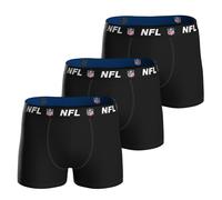 NFL Calzoncillos Hombre, 3er Paquete - Escudo 3Pack Boxers, Elástico de Algodón