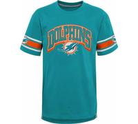 NFL - Camiseta Oficial de fútbol Americano de Manga Corta para niños de 8 a 20 años, Color del Equipo victorioso, Miami Dolphins, 10-12