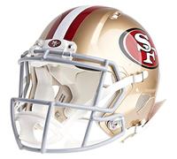 NFL Casco de fútbol auténtico Speed para Hombre, NFL, Casco de fútbol auténtico Speed, Hombre, Color Dorado, tamaño Medium