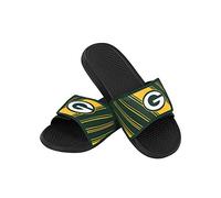 NFL - Chanclas de fútbol para hombre Legacy calzado ducha - Elige equipo., Medium, Green Bay Packers