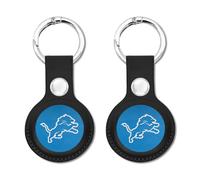 NFL DETROIT LIONS - Llavero para Apple Air, paquete de 2 unidades para perros y gatos, funda para Apple Airtag Tracker, dispositivo GPS de seguimiento de perros
