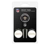 NFL Divot Tool Pack con 3 Pelota de Golf Marcadores, 31845, New Orleans Saints, Talla única