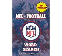 NFL Football Word Search Book: Word Searches with Easy to Read Print about American Football, Football Teams, Terminology and More | 6x9, 110 ... Vacations, Holidays, Loved Ones, & Free Times
