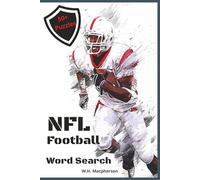 NFL Football Word Search: Fun, Easy to Read Puzzles about Football, Teams, Players, History and More | 6x9 inches, 110 pages| 50+ Puzzles... Gifts for Vacations, Holidays and Free Time