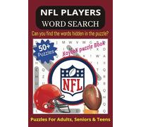 NFL Football Word Search Puzzle Book: Dive into NFL Activities & History: Stimulate Your Brain with Fun Facts & Trivia | 6x9 Inches, 110 Pages, 50+ ... Gift for Vacations, Holidays & Free Time