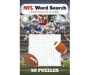 NFL Football Word Search Puzzle Book: Large Print Word Search Puzzles, Football Fun | Perfect Gift for Sports Fans, Adults & Kids