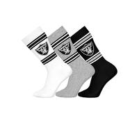 NFL Calcetines deportivos unisex Las Vegas Raiders 3pk Crew Socks (3 unidades)