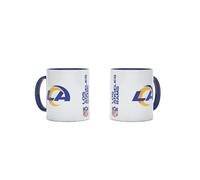 NFL Los Angeles Rams - Taza de café (325 ml), diseño con logotipo doble