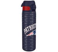 ion8 Botella Agua Delgada, Sin Fugas, Acero Inoxidable, NFL Patriots