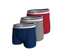 NFL Patriots 3pk Boxers - NNY/MGR/Red - XXL