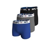 NFL Shield 3pk Boxers - BLU/MGR/BLK - XXL