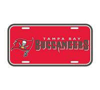 NFL Tampa Bay Buccaneers Placa de Licencia, Color del Equipo, Talla única