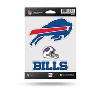 NFL Triple espíritu stickersnfl Triple espíritu Pegatinas, marrón, Color Blanco, Negro, 3 Equipo Pegatinas, Triple Spirit Stickers, Blue, Red, White