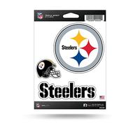 NFL Triple espíritu stickersnfl Triple espíritu Pegatinas, marrón, Color Blanco, Negro, 3 Equipo Pegatinas, Triple Spirit Stickers, White, Black